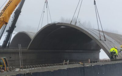 General – expressway construction with bridge structures