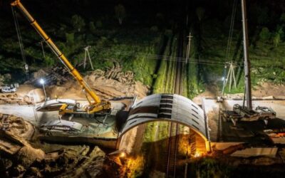 OptemBLOK – retaining walls for urban overpass