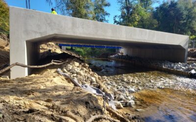 General – new river bridge using precast arches